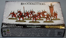 2017 Warhammer Daemons & Khorne Bloodletters 40K 10 Citadel Miniatures sealed picture