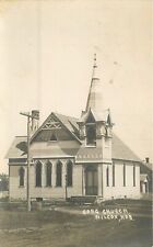 Postcard RPPC 1909 Nebraska Wilcox Congregational Church 23-12839 picture
