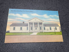 Red Cross Building Fort Devins Massachusetts Postcard￼ picture