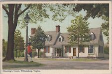 c1930s Postcard Chowning's Tavern, Williamsburg, Charlottesville, VA 5429.4 picture