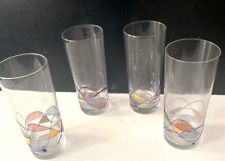 Euroglass Romania Milano Swirl Stained Glass Drinking Glasses (4) picture