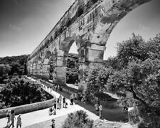8x10 Poster Print Pont Du Gard Famous Historic Roman Aqueduct Bridge France picture