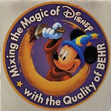Sorcerer Mickey “Mixing The Magic” Disney & Behr Paint Sticker Home Depot 00s picture