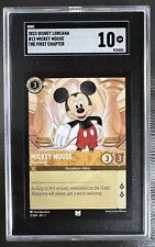 2023 Disney Lorcana First Chapter #12 Mickey Mouse True Friend Uncommon SGC 10GM picture
