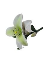 Vintage Lenox Lily Garden Flower Sculpture Porcelain Figurine BEAUTIFUL  picture