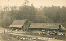 Postcard Vermont Amsden Lime Co Saw Mill  RPPC #23 Eastern Illustrating 23-1296 picture
