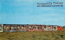 Soo Junction Michigan~Toonerville Trolley~Miniature Train~1950s Postcard picture