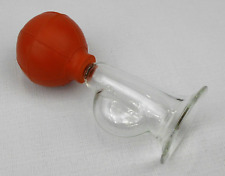 Vintage  1960's HYGENIC  glass  breast pump original  made in Czeckoslovakia picture