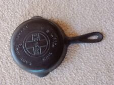 Griswold #3 Erie PA Cast Iron Skillet #709  Large Block Logo Cleaned & Restored picture