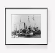 Photograph of Coaling dock, Morehead City, N.C. Summary: Tugboats EUGENE F. PRIC picture