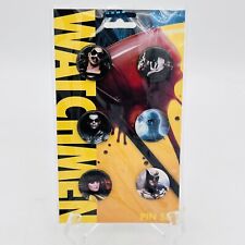 Watchmen Collectible Souvenir Movie Pin Button Set 6 Pk NECA DC Comics Night Owl picture