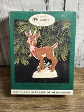 Hallmark Keepsake Ornament 1996 'Rudolph the Red Nosed Reindeer '  Light-up Nose picture
