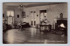 Towanda PA-Pennsylvania, Lake Wesauking Lodge, Corner Vintage Souvenir Postcard picture