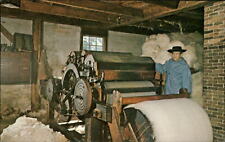 Hatgood Carding Mill Old Sturbridge Village Massachusetts ~ cotton ~ postcard picture