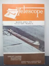 1976 TELESCOPE FROM GREAT LAKES MARITIME INSTITUTE BOOKLET DETROIT March April picture