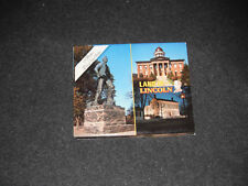 1980's Souvenir Postcard Folder The Land of Lincoln picture