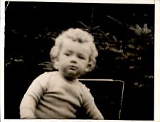 LG72 1932 Original ACME Photo CHARLES AUGUSTUS LINDBERG JR Baby Blonde Curls picture