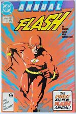 Flash Annual #1 (1986) Vintage Comic, Wally West Masters His Power in Hong Kong picture