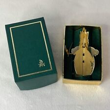 Danbury Mint  20 Kt. Gold Plated Christmas Ornament “The Snowman” picture