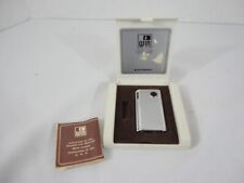 Vtg Win Electronic Lighter, Silver Tone, Orig Case, Instructions picture