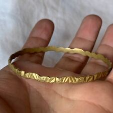 EXTREMELY ANCIENT SILVER MEDIEVAL VIKING BRACELET ANTIQUE ARTIFACT AUTHENTIC picture