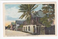The Oldest House In The US St. Francis Street St Augustine Florida White Border picture