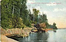 Ashland WI Chequamegon Bay 1908 Houghton Point Lake Superior Vintage Postcard picture