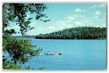 1973 Northern Lake Greetings from Flin Flon Manitoba Canada Postcard picture