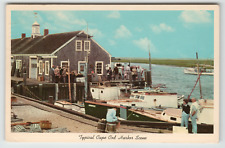 Postcard Typical Cape Cod Harbor Scene, MA picture