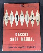 ✨Vintage Original GM 1962 Pontiac Chassis Shop Manual Original✨ picture