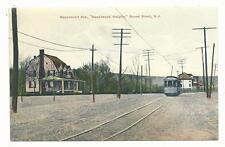 NJ Bound Brook New Jersey Trolley Beechwood Ave Beechwood Heights Postcard picture