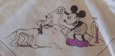 Old and very rare Walt Disney character Mickey Mouse Pluto handkerchief 1930s picture