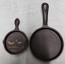 vintage mini cast iron skillets  picture