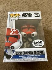 332ND COMPANY TROOPER FUNKO POP 627 BAM EXCLUSIVE STAR WARS BOX DAMAGE UNOPENED picture
