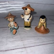 Lot Of 3 Goebel Germany Vintage Chinese Asian Boys With Fly Figurines FX 176 picture