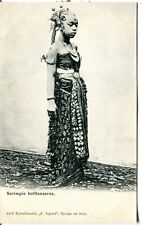 Indonesia Java  - Srimpi Woman Dancer  old J. Sigrist Djocja published postcard picture