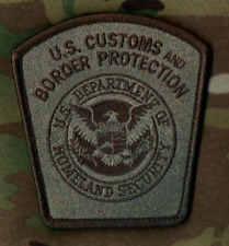 AFGHAN ARMY SECURITY CUSTOMS BORDER PROTECTION HOMELAND OD CAMO velkrö ¾ PATCH picture