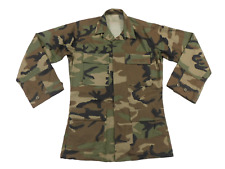 BDU Combat Coat Small Long Woodland Camouflage Cotton/Nylon Twill US Uniform NEW picture