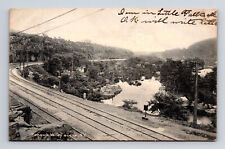 c1910 Scenic Railroad View Mohawk Valley New York NY ROTOGRAPH Postcard picture