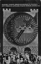 Masonic Knights Templar Electric Emblem Denver CO Triennial Conclave Postcard picture