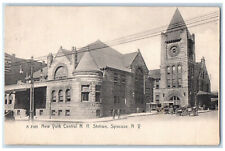 c1905 New York Central Railroad Station Syracuse New York NY Postcard picture