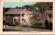 Vintage Postcard Sibly House built 1835 Mendota Minnesota MN posted 1942    O146 picture