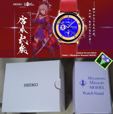 SEIKO Fate/Grand Order Original Servant Watch Saber/Musashi Miyamoto Japan picture