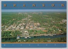 Branson Missouri Lakefront Aerial View, Branson MO Continental Postcard picture