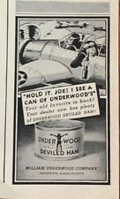 Underwood Deviled Ham Watertown Massachusetts Vintage Print Ad 1944 #0157 picture