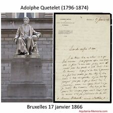 Adolphe QUETELET (1796-1874) Brussels 1866 picture