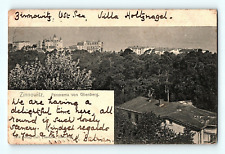 Birds Eye Aerial Zinnowitz Germany Panorama of Glienberg Antique Postcard D5 picture