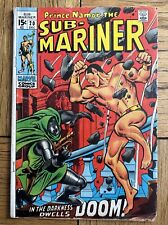 Prince Namor The Sub-Mariner #20 Doctor Doom Triton Appearance Marvel Comic 1969 picture