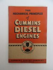 Vintage The Mechanical Principles of Cummins Diesel Engines Book picture