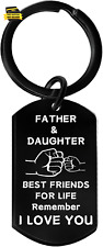 Father Keychain Dad Gift from Daughter Son Birthday Gifts for Dad Father'S Day C picture